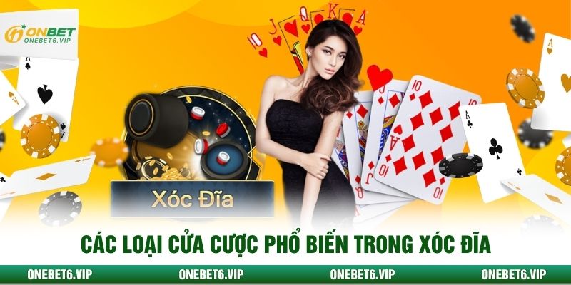 Các loại cửa cược phổ biến trong xóc đĩa