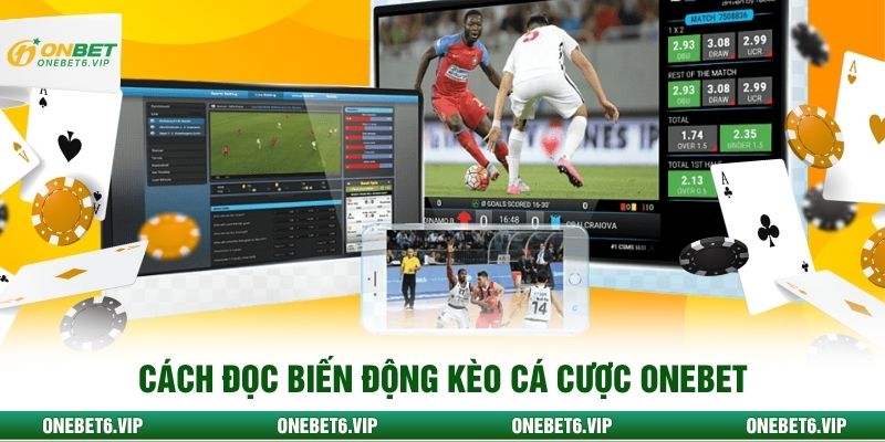 Cách đọc biến động kèo cá cược ONEBET