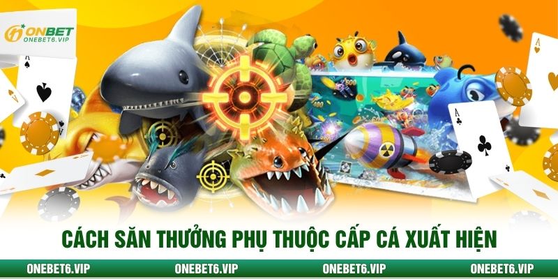 Cách săn thưởng phụ thuộc cấp cá xuất hiện