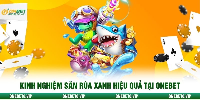 Kinh nghiệm săn rùa xanh hiệu quả tại ONEBET